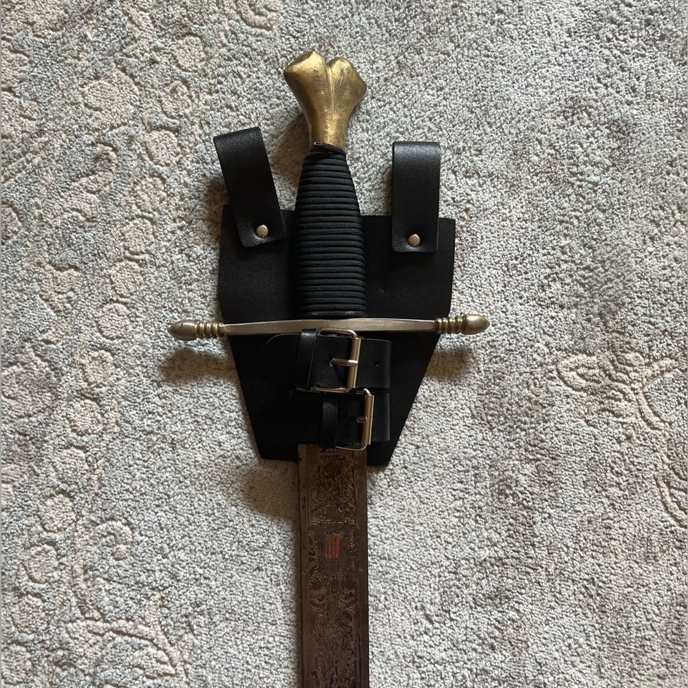 Sword frog pouch/scabbard. *SWORD NOT INCLUDED*